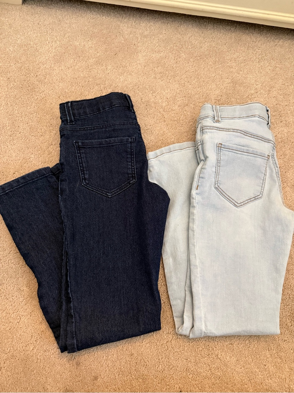 OshKosh B'gosh Skinny Jeans Duo — Dark Indigo & Light Wash Blue